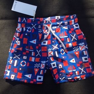 Retromarine New York Boy's Fashion Swim Trunks